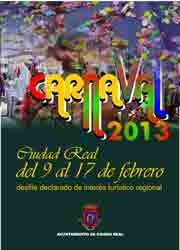 Cartel anunciador de los Carnavales 2013 de Ciudad Real