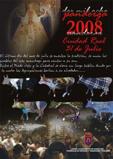 Cartel anunciador de la Pandorga de Ciudad Real 2008
