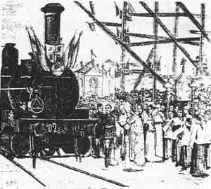 Inauguración del ferrocarril de Madrid a Ciudad Real, Museo Municipal. Madrid