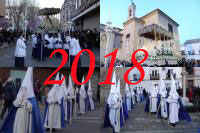 Procesión de la Hermandad de la Dolorosa de Santiago de Ciudad Real en el año 2018