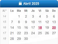 Cabauelas de abril del 2025