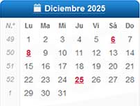 Cabauelas de diciembre del 2025