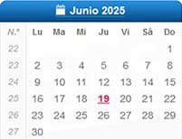 Cabauelas de junio del 2025